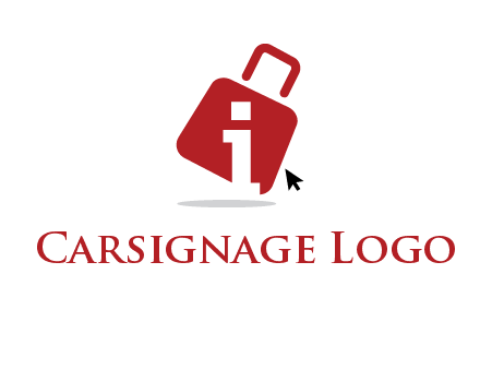 luggage shopping logo