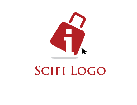 luggage shopping logo