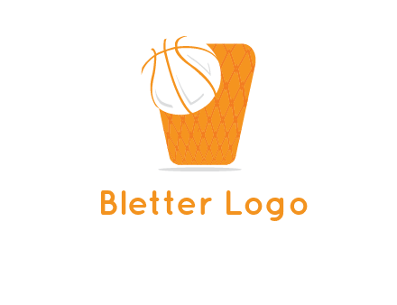 ball in basket logo