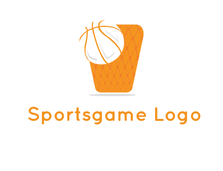 ball in basket logo