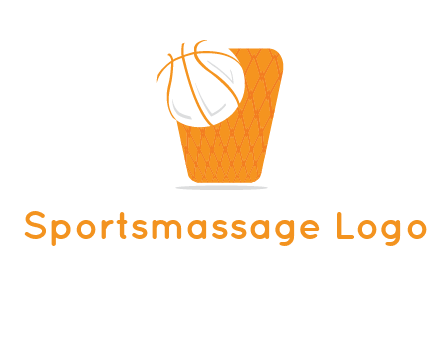 ball in basket logo