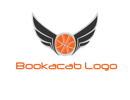 basketball with wings logo