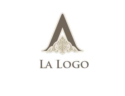 letter A fashion logo