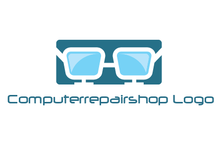 glasses with monitor icon