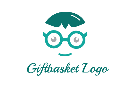 smiling face with glasses logo