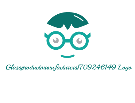 smiling face with glasses logo