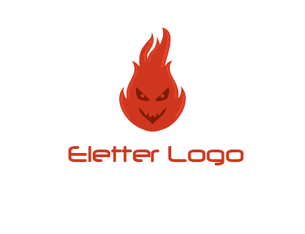 evil fire logo