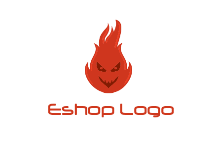 evil fire logo