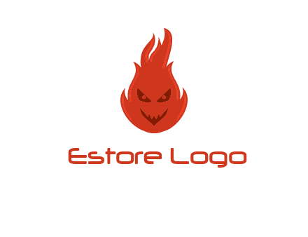 evil fire logo