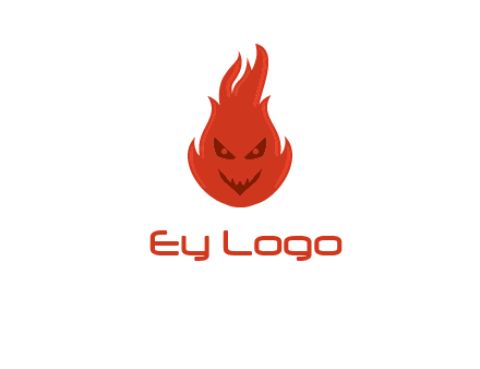 evil fire logo