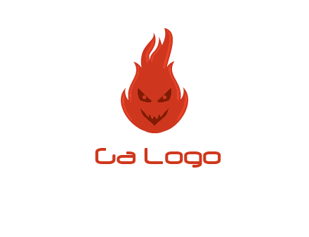 evil fire logo