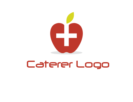 apple with health care cross logo