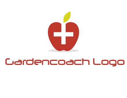 apple with health care cross logo