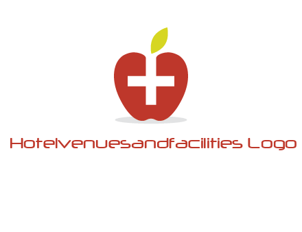 apple with health care cross logo