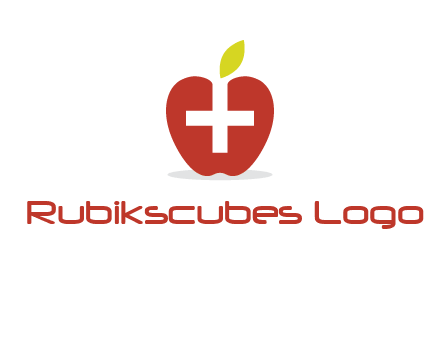 apple with health care cross logo