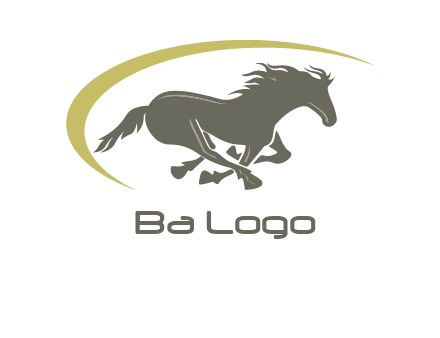 running horse logo