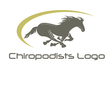 running horse logo