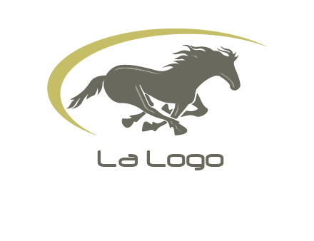 running horse logo