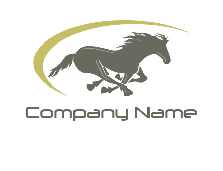 running horse logo