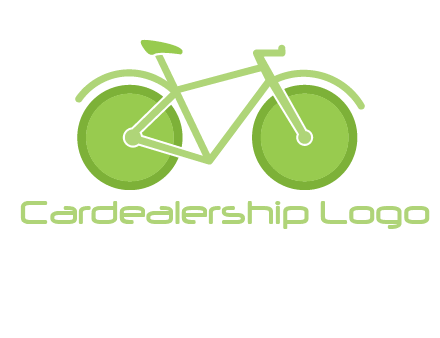 green bicycle logo