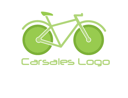 green bicycle logo