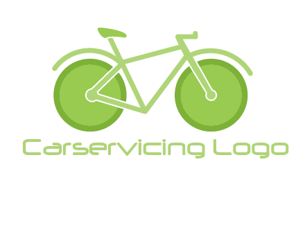 green bicycle logo