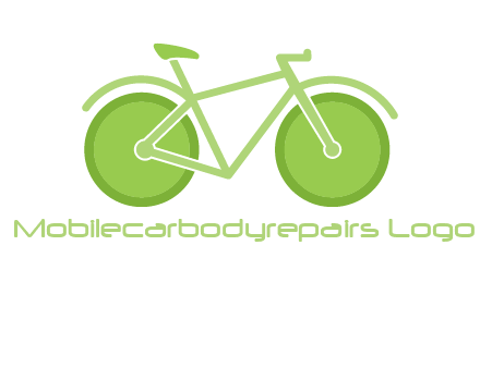 green bicycle logo