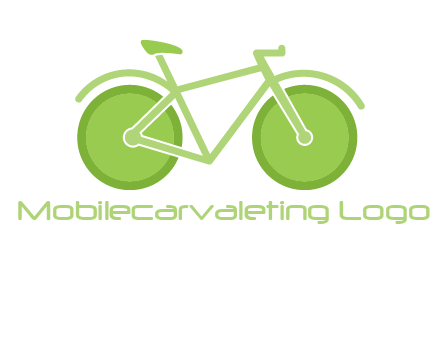 green bicycle logo