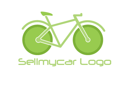 green bicycle logo