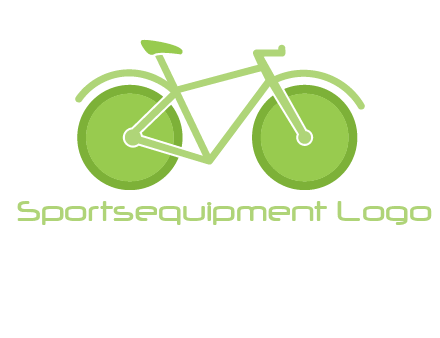 green bicycle logo