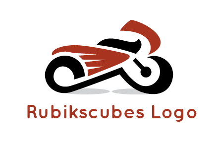 abstract motorbike logo