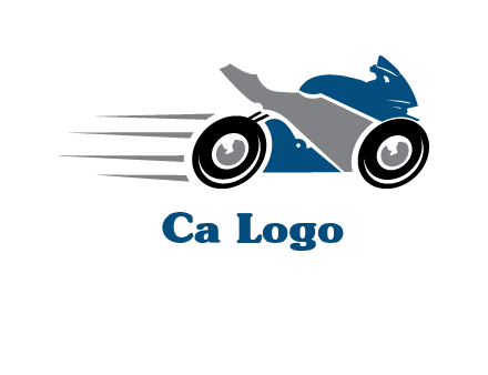 motorcycle silhouette logo