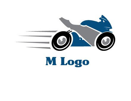 motorcycle silhouette logo