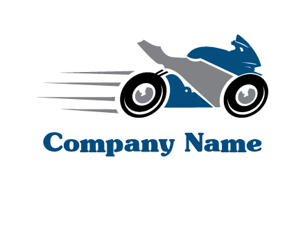 motorcycle silhouette logo