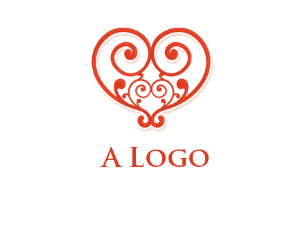 heart matchmaking logo design