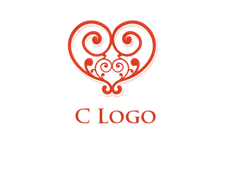 heart matchmaking logo design