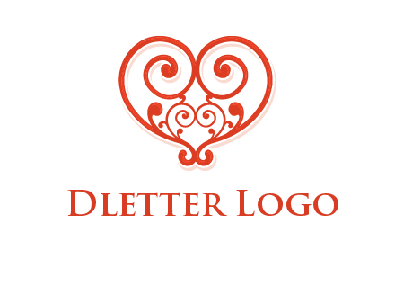 heart matchmaking logo design