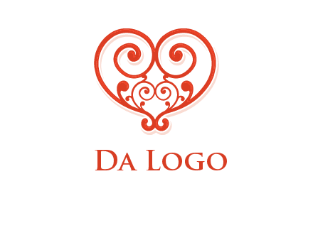 heart matchmaking logo design