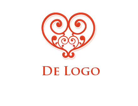 heart matchmaking logo design