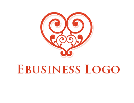 heart matchmaking logo design