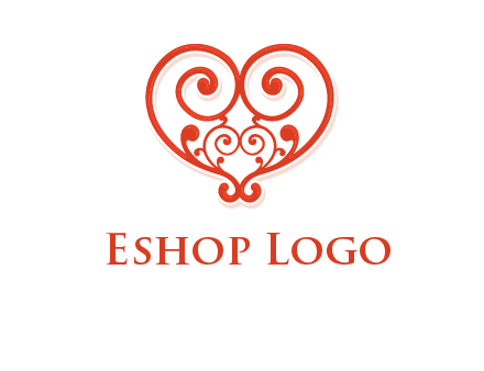 heart matchmaking logo design