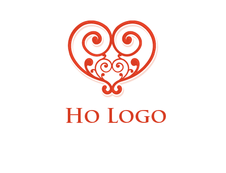 heart matchmaking logo design