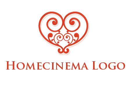 heart matchmaking logo design