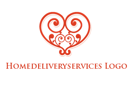 heart matchmaking logo design