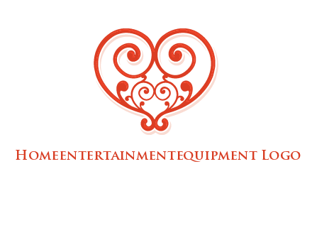 heart matchmaking logo design