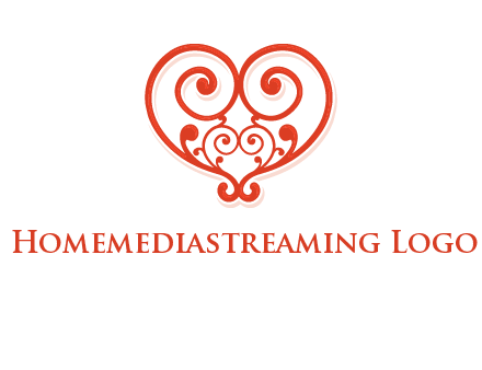 heart matchmaking logo design