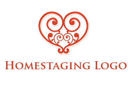 heart matchmaking logo design