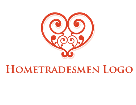 heart matchmaking logo design