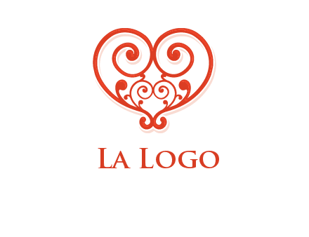 heart matchmaking logo design