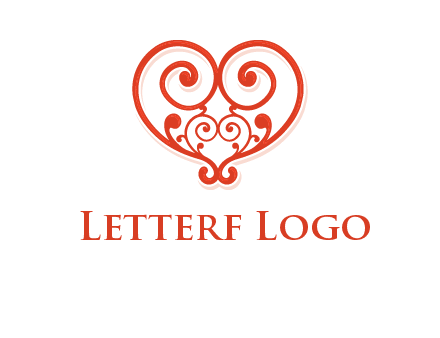 heart matchmaking logo design